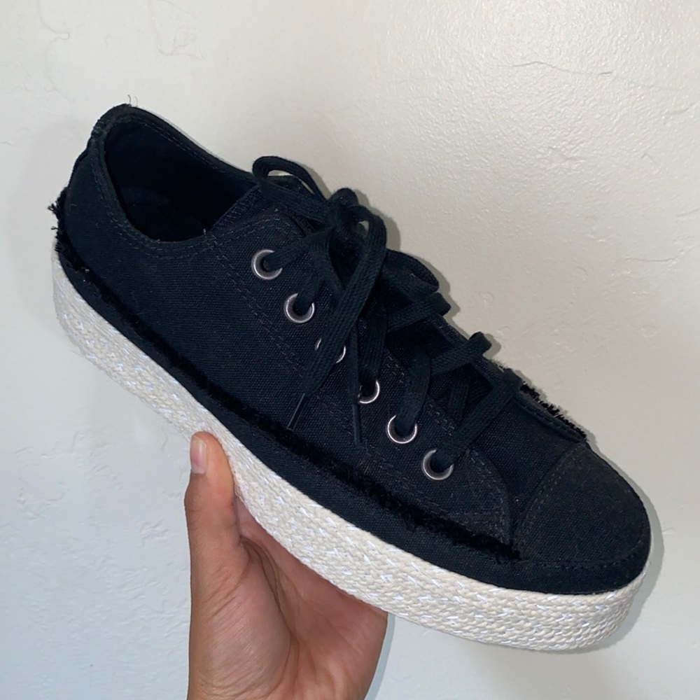 Converse espadrille platforms